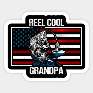 Reel Cool Grandpa Sticker